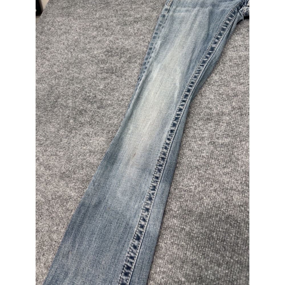 Miss Me Bootcut Jeans Women's 25 JW6207B Blue Embellished Flap Pocket Denim - Picture 10 of 16